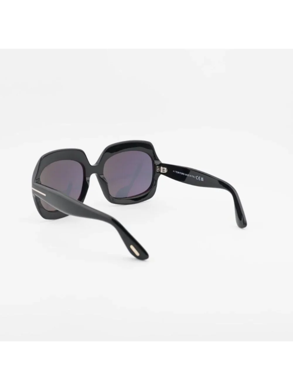 Tom Ford Ren FT1155 01A Square Sunglasses - Black / Smoke